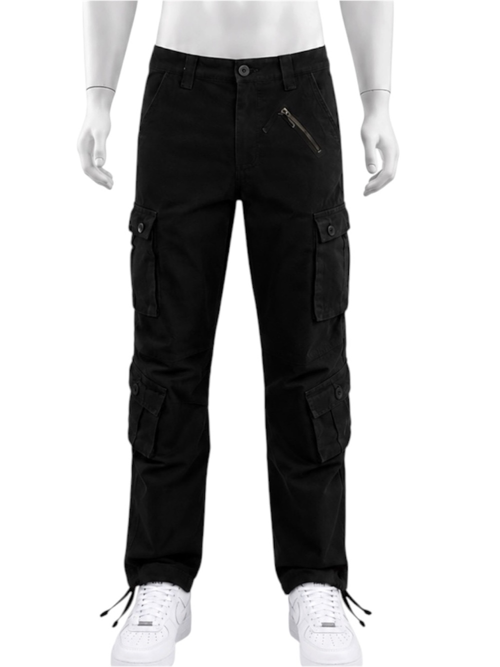 Mustway US Army Utility Black Tactical Cargo Pants Size 30